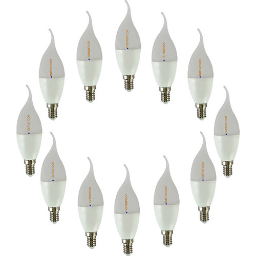 لامپ ال ای دی 7 وات نمانور مدل اشکی پایه E14 بسته 12 عددی