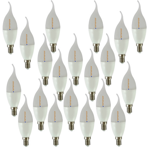 لامپ ال ای دی 7 وات نمانور مدل اشکی پایه E14 بسته 20 عددی