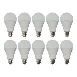 لامپ ال ای دی 20 وات نمانور مدل bulb-A80 پایه E27 بسته 10 عددی