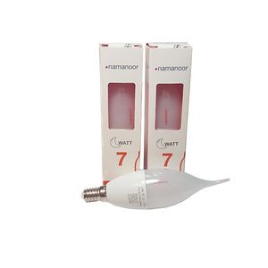 لامپ 7 وات اشکی نمانور مدل C37-Tailed پایه E14 بسته 10 عددی